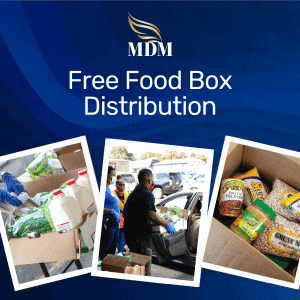 mdm free food box distribution